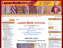 Tablet Screenshot of lasembatikart.com